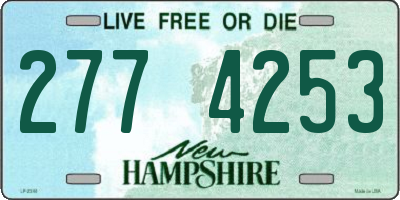 NH license plate 2774253