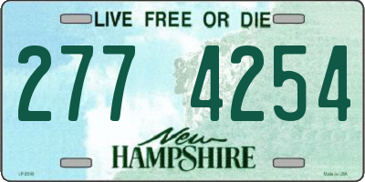 NH license plate 2774254