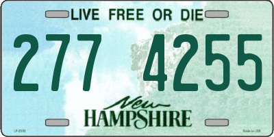 NH license plate 2774255