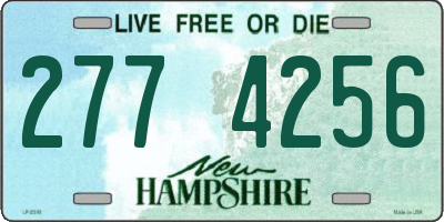 NH license plate 2774256