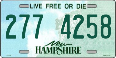 NH license plate 2774258