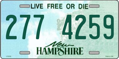 NH license plate 2774259