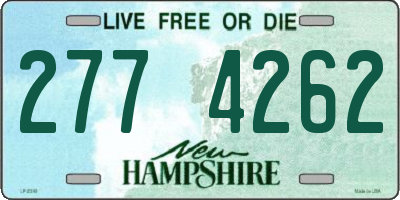 NH license plate 2774262