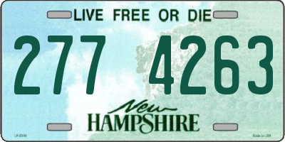 NH license plate 2774263