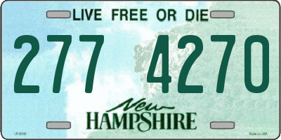 NH license plate 2774270