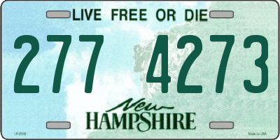NH license plate 2774273