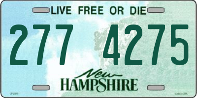 NH license plate 2774275