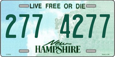 NH license plate 2774277