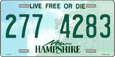 NH license plate 2774283