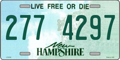 NH license plate 2774297