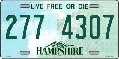 NH license plate 2774307