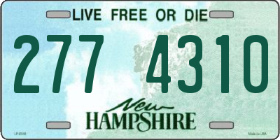NH license plate 2774310