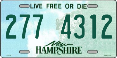NH license plate 2774312