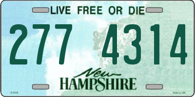 NH license plate 2774314