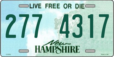 NH license plate 2774317