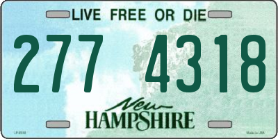 NH license plate 2774318