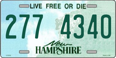 NH license plate 2774340