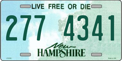 NH license plate 2774341