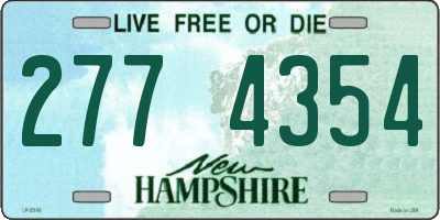 NH license plate 2774354