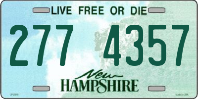 NH license plate 2774357
