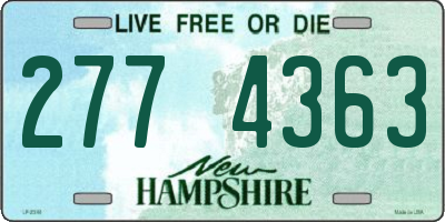 NH license plate 2774363