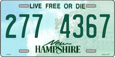 NH license plate 2774367