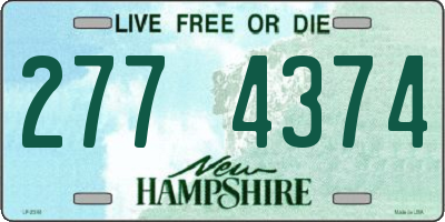NH license plate 2774374