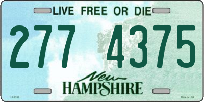 NH license plate 2774375