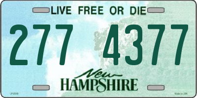 NH license plate 2774377