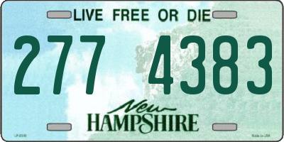 NH license plate 2774383