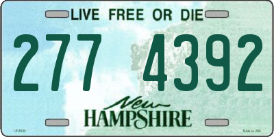 NH license plate 2774392