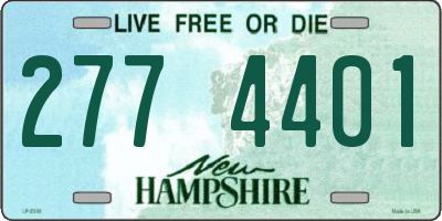 NH license plate 2774401