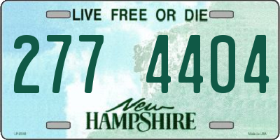 NH license plate 2774404