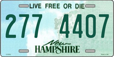 NH license plate 2774407