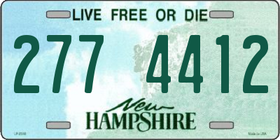 NH license plate 2774412