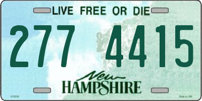 NH license plate 2774415