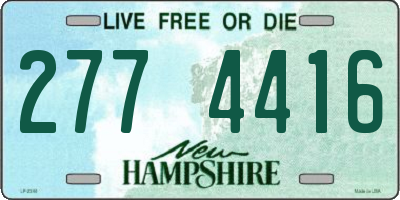 NH license plate 2774416