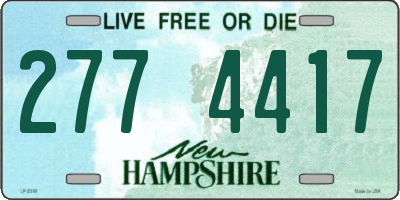 NH license plate 2774417