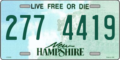 NH license plate 2774419