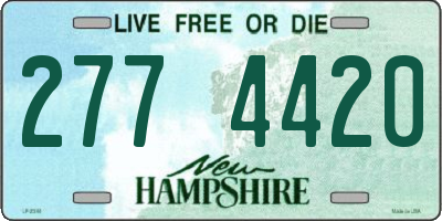 NH license plate 2774420