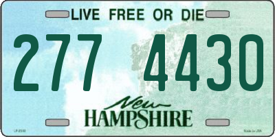NH license plate 2774430