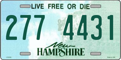 NH license plate 2774431