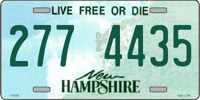 NH license plate 2774435