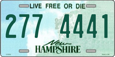NH license plate 2774441