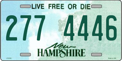NH license plate 2774446