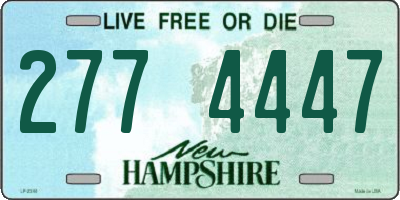 NH license plate 2774447