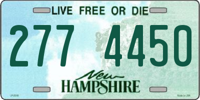 NH license plate 2774450