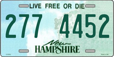 NH license plate 2774452