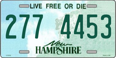NH license plate 2774453