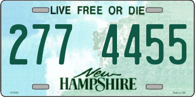 NH license plate 2774455